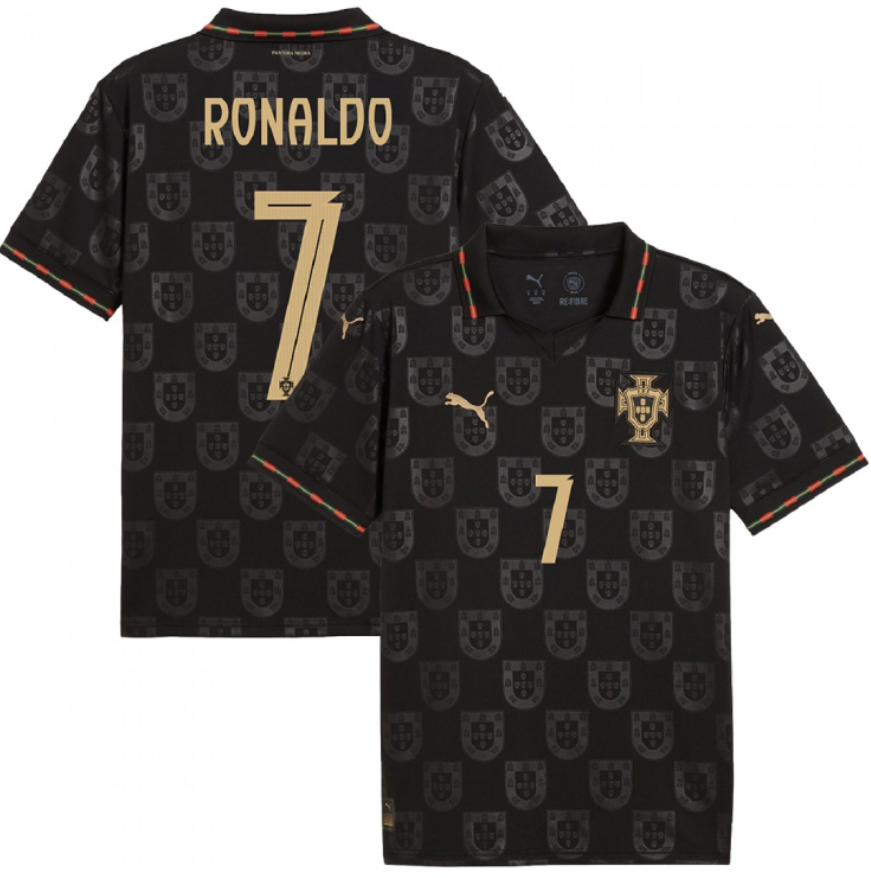 Youth 2026 Ronaldo black soccer jersey 093001